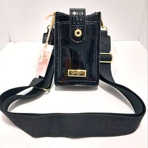 Jessica Simpson Patent Leather Phone Crossbody Bag,‎ NWT